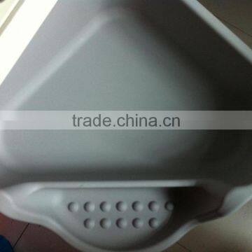 R1865H Semi Enclosed Cat Toilet New Triangle Cat Litter Box Open Cat Toilet photo-2