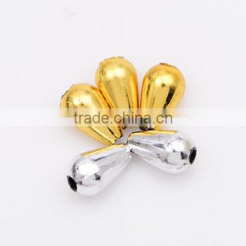 Painted shiny Gold & Silver Plating Beads