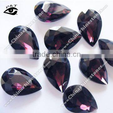 Fancy stone teardrop shape 10x14mm crystal rhinestone for jewelry decoration