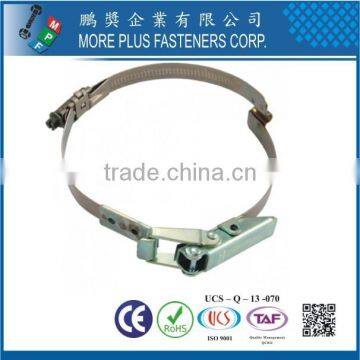 Made in Taiwan Stainless Steel Schlauchklemmen Quick Release Pipe Hose Clamp