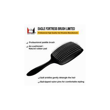 Large Paddle Brush Nylon Bristles With Ball Tip