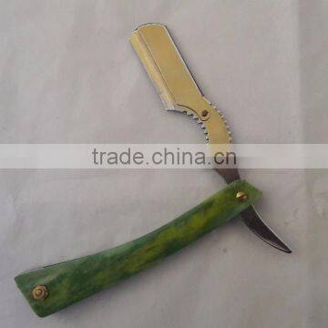 Single Blade Stainless Steel Metal Shaving Razor With Wood Handle photo-2
