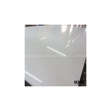 pure white quartz stone slab for kitchen counter