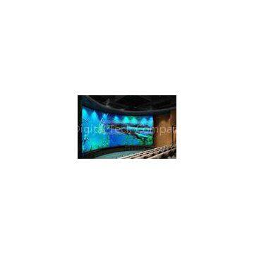 Large Curved Screen 3D Cinema System With Bubble Snow Rain Lighting Special Effect System