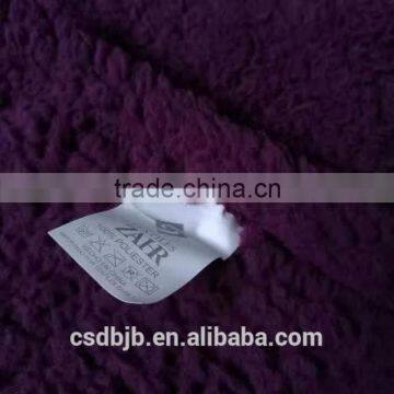 China Factory Hot Sell 100% Polyester Violet Throw Sherpa Blanket photo-4