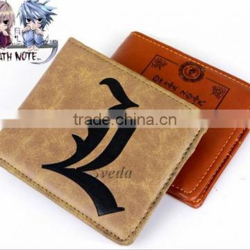 Death Note PU wallet cosplay L purse costume accessory wallet short wallet Hight quality