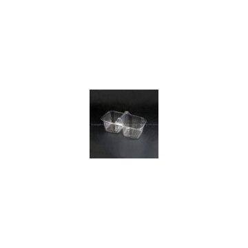 Plastic Food Container (Double Bread Container)