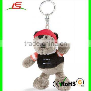 High quality new design top selling plush keychain lovely plush mouse keychain