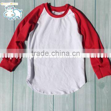 Cheap kids clothing fancy kids t-shirt spring raglan sleeve shirts kids wear boutique boys tops