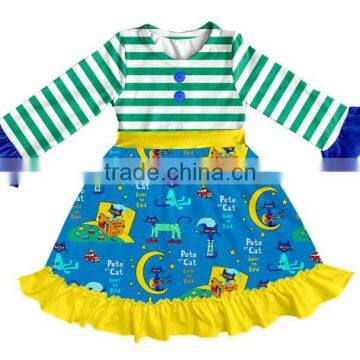 Boya Latest Smocked Children Clothing Wholesale Baby Girl Dresses Clothes Design photo-4