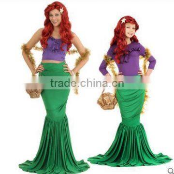 The ariel little mermaid costume Christmas Princess Mermaid cosplay