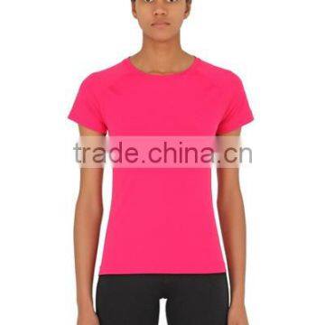 Oem Womens Dri Fit Running T-Shirts,Girls Crew Neck Sport T-Shirts for Marathon