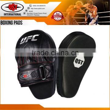 Professional Genuine Leather Long Focus Mitts - pads thai boxing mma target