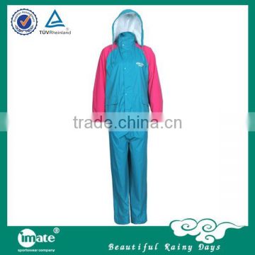 Professional 100%polyester women rain jacket