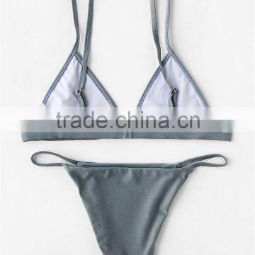 Custom Bikini Bathingsuit Adjustable Thin Straps Swimwear Extreme String Bikinis photo-4