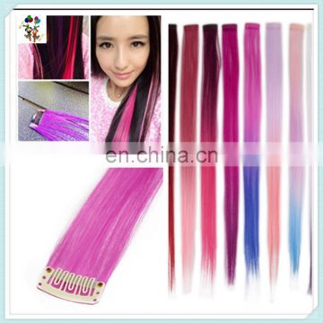 Cheap Colors Long Straight Synthetic Clip in Hair Extensions HPC-0100