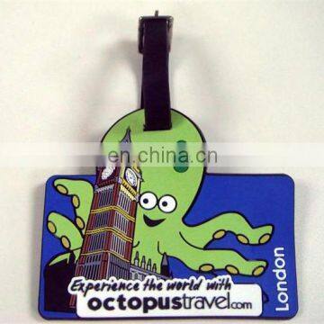 giant octopus baggage tag monster bag tag