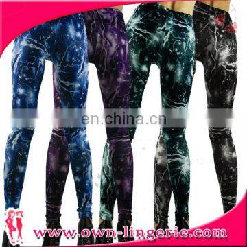 cotton and spandex fabric for denim print leggings