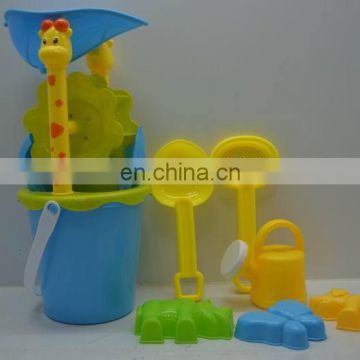 Colorful Outdool Small Plastic hourglass buckets beach sand toys