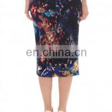 2014 lady's fashion Printing Skirt