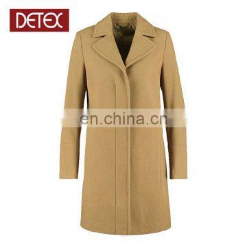 New Fashion Top Brand Design Custom Long Camel Winter Coat