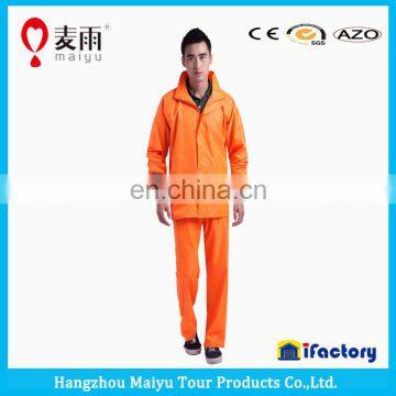 maiyu waterproof breathable rain suit,rainwear