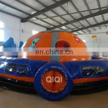 inflatable space jump castle / Interesting spaceship used commercial inflatable bouncers for sale