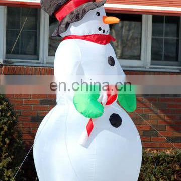 Inflatable christmas snowman for yard decoration