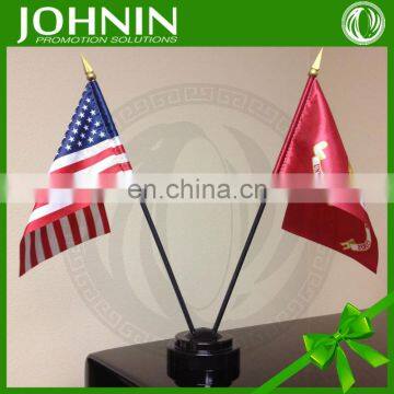 decorated custom promotion gift mini printed national table desk flag