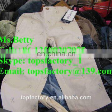 Cheap top quality used clothes in container