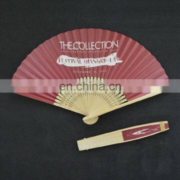 Both sides printed personalised custom made chinese folding hand fans