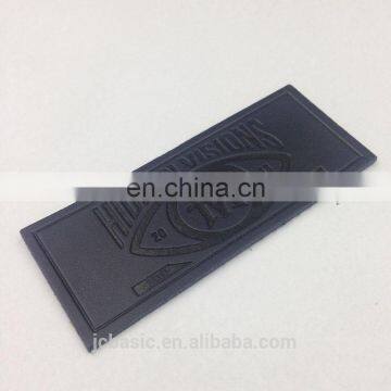 Oeko-tex Wholesale Custom Labels Jeans Jacket Embossed Logo Laser Cut Embossed pu Leather Patch for Garment photo-2