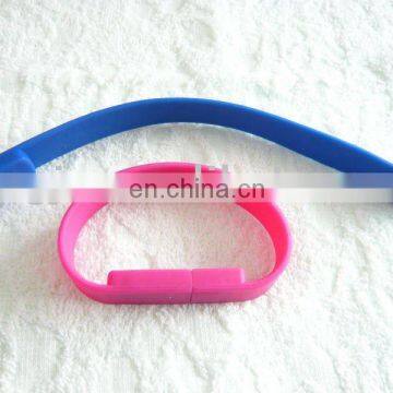 Promotion gift 1GB USB silicone wristband/bracelet