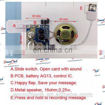 Greeting Card Voice Recorder Push Button Sound Modules photo-4