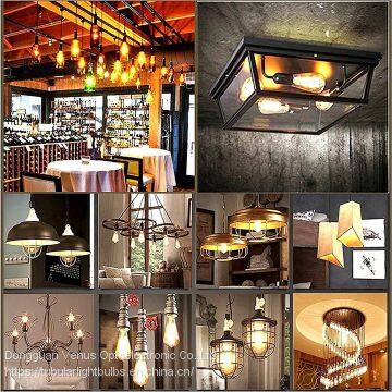 Vintage Light Bulb ST64 3W Edison LED Bulb 250LM Repalce 25W Incandescent Lamp photo-5