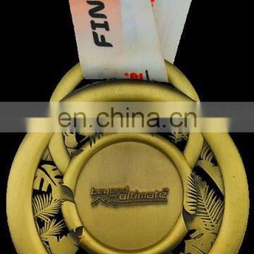 Zinc cast Medal with cut out custom made sports event medal customized medal