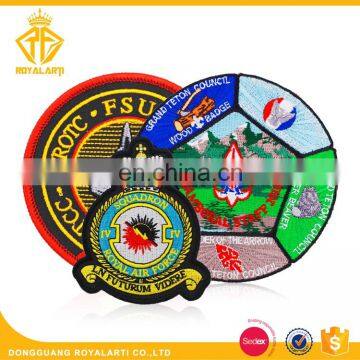 Factory Price Custom Air Force Embroidery Patch with Merrow Border