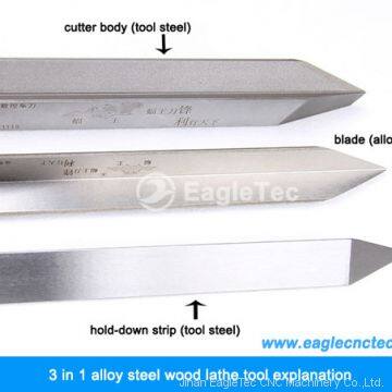 Wood lathe chisels 3 in 1 HSS Cutters