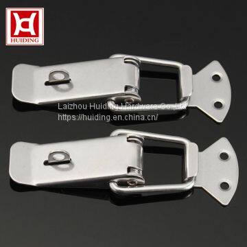 Stainless Steel Box Spring Loaded Toggle Latch Chest Trunk Latch Catches Hasps photo-2
