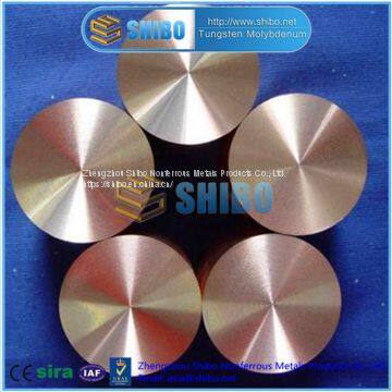 Tungsten Copper Alloy Sheet / Plate / Rod / Bar / Pipe (Cu-W) photo-3
