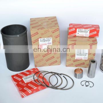 Hot selling 4JB1 Liner set 4D31 cylinder 4BT piston for sale