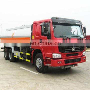 SINOTRUK Ellipse Tanker  shape 6*4 tank trucks corrosive chemical liquid tank truck