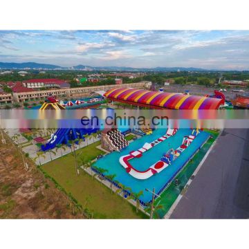 High quality outdoor PVC inflatable water park with pool,  inflatable floating water park On Sale