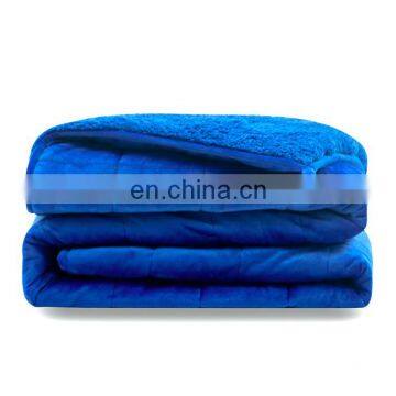 OEM sherpa fleece weighted blanket