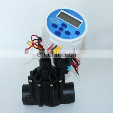 zanchen Sprinkler ca1601 Single Station Controller with 3/4inch  DC Latching Solenoid valve 9V Battery Operated