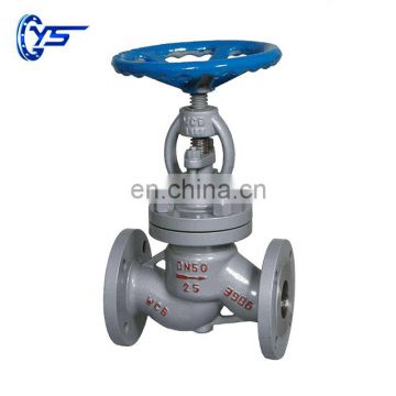 High pressure water pipeline  pn16 carbon steel body manual globe valve