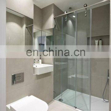 Tempered Glass Toilet Shower Room Glass Door Without Frame Glass Shower Door photo-4