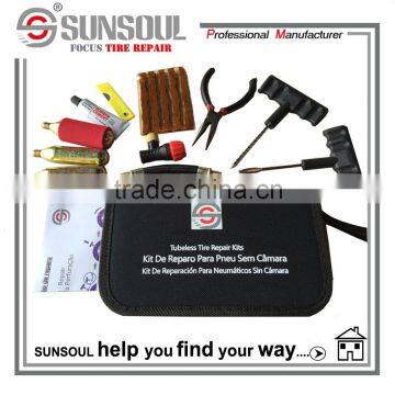 SUNSOUL Emergency Tubeless Tyre Repair Kit tire cartridge CO2