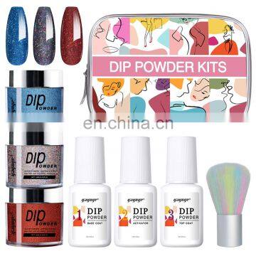 drop shipper wanted  Colorful Laser Shining Powder Nail Dipping Powder Set