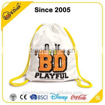 Wholesale New Style Reversible Polyester Black String Shopping Bags photo-2